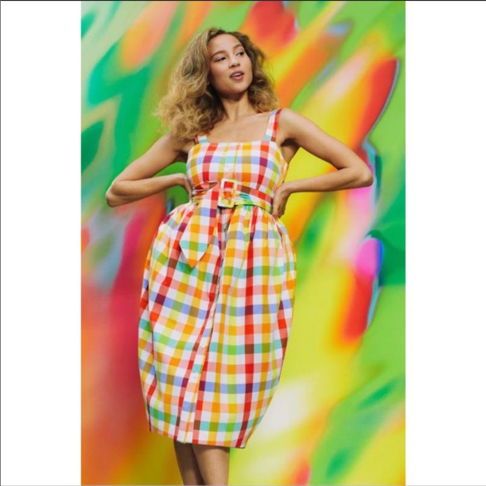 NWT Christopher John Rogers x Target Plaid Dress ⭐️⭐️⭐️